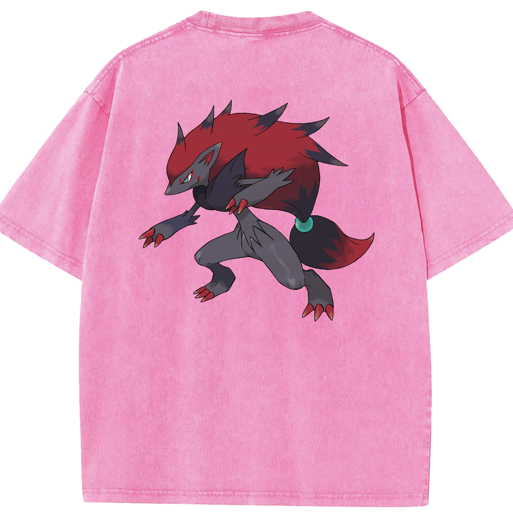（画像用） ポケットモンスター Pokémon 綿100% ヴィンテージ風 半袖Tシャツ（背面プリント）